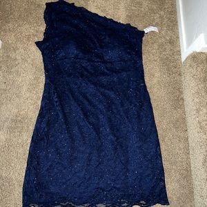 Dress Barn one shoulder dress
